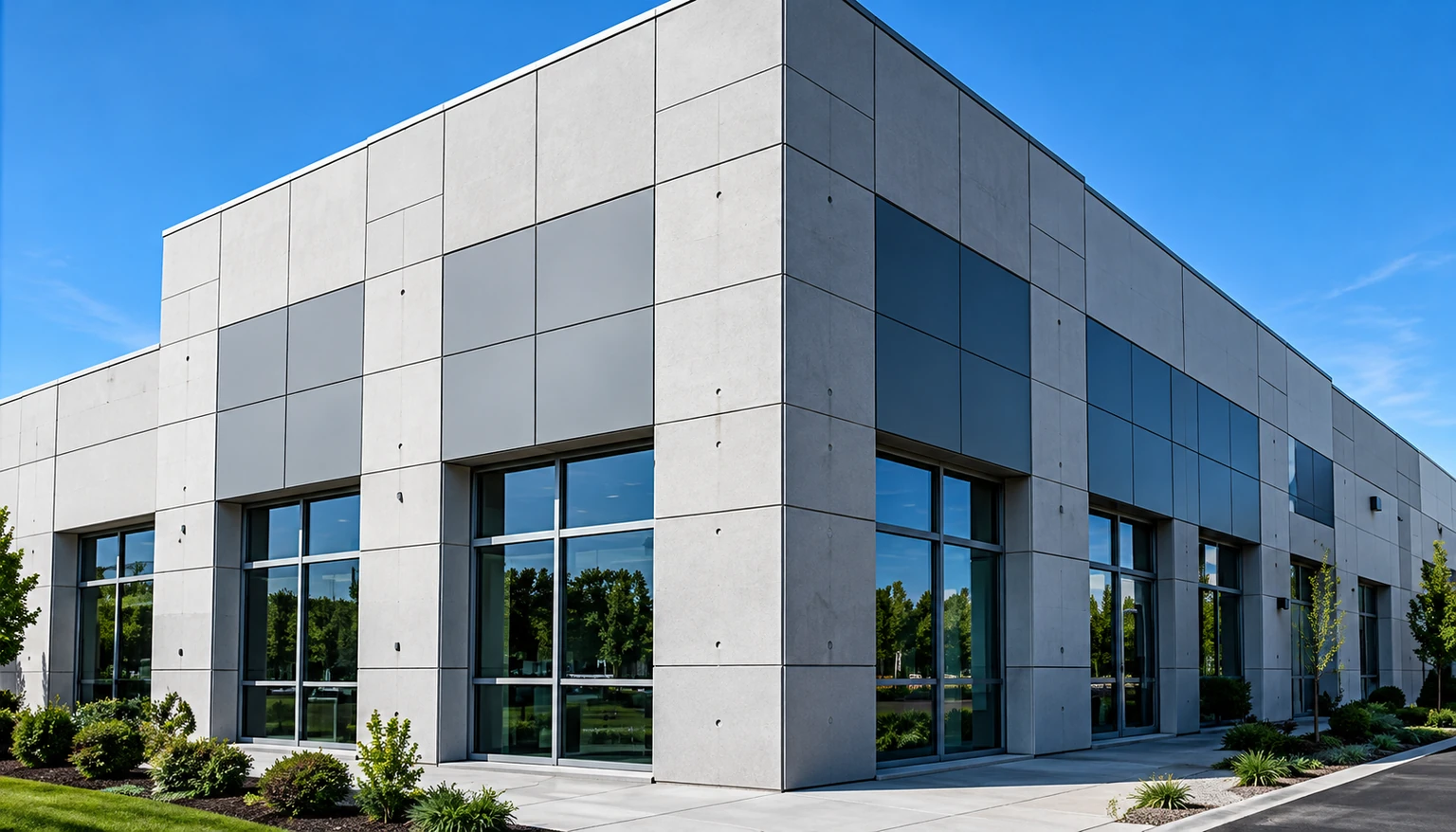 Modern commercial building